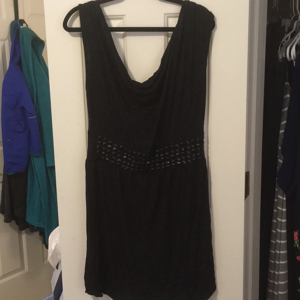 Cowl neck dress